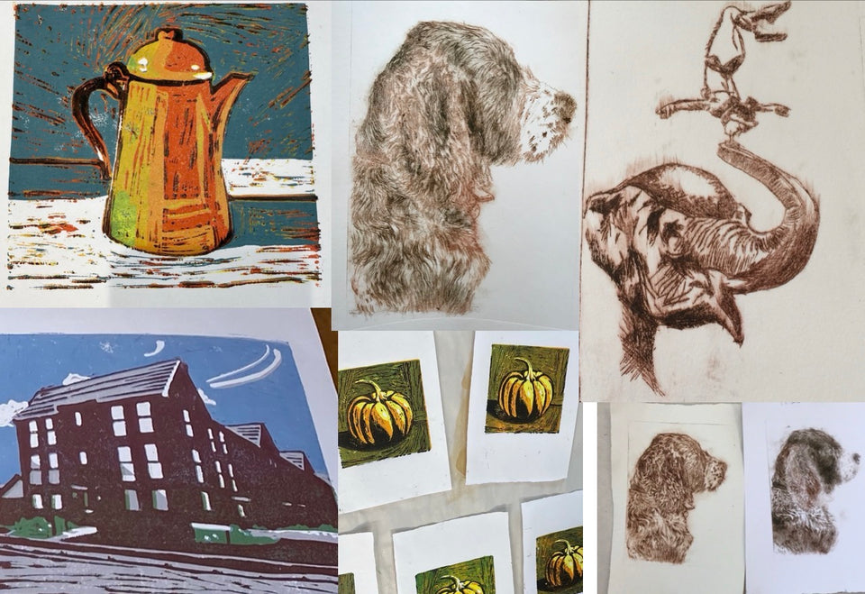 Lino & Drypoint Etching Print Workshop, Saturday 21st March '26